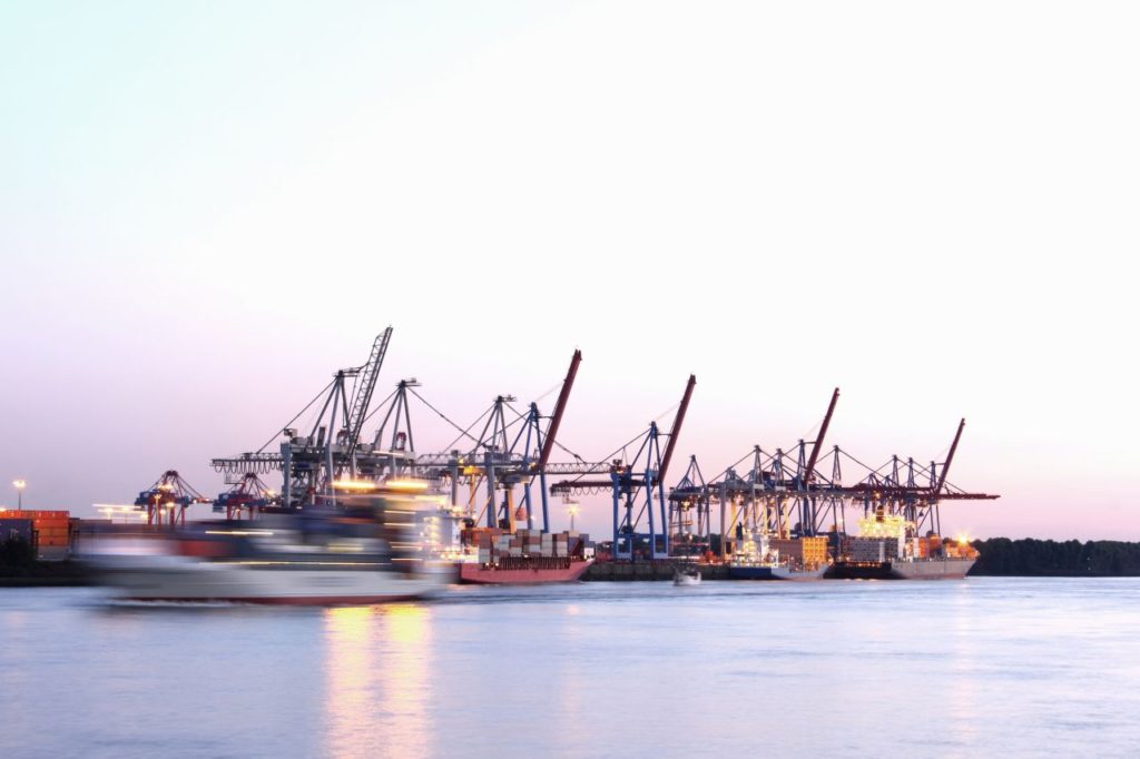 Harbour at Hamburg, Germany